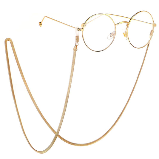 New Gold-Copper Eyeglass Chains – Metal (for Reading Glasses, Sunglasses)