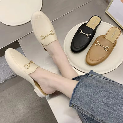 New Women's Summer Footwear – One Line Slippers, Sandals, Beach Loafers (Leisure)