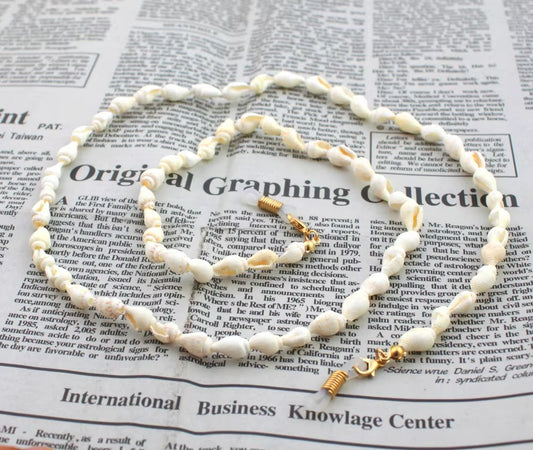 Fashion Women's Shell Eyewear Chains – Necklace Style (for Sunglasses/Reading Glasses)