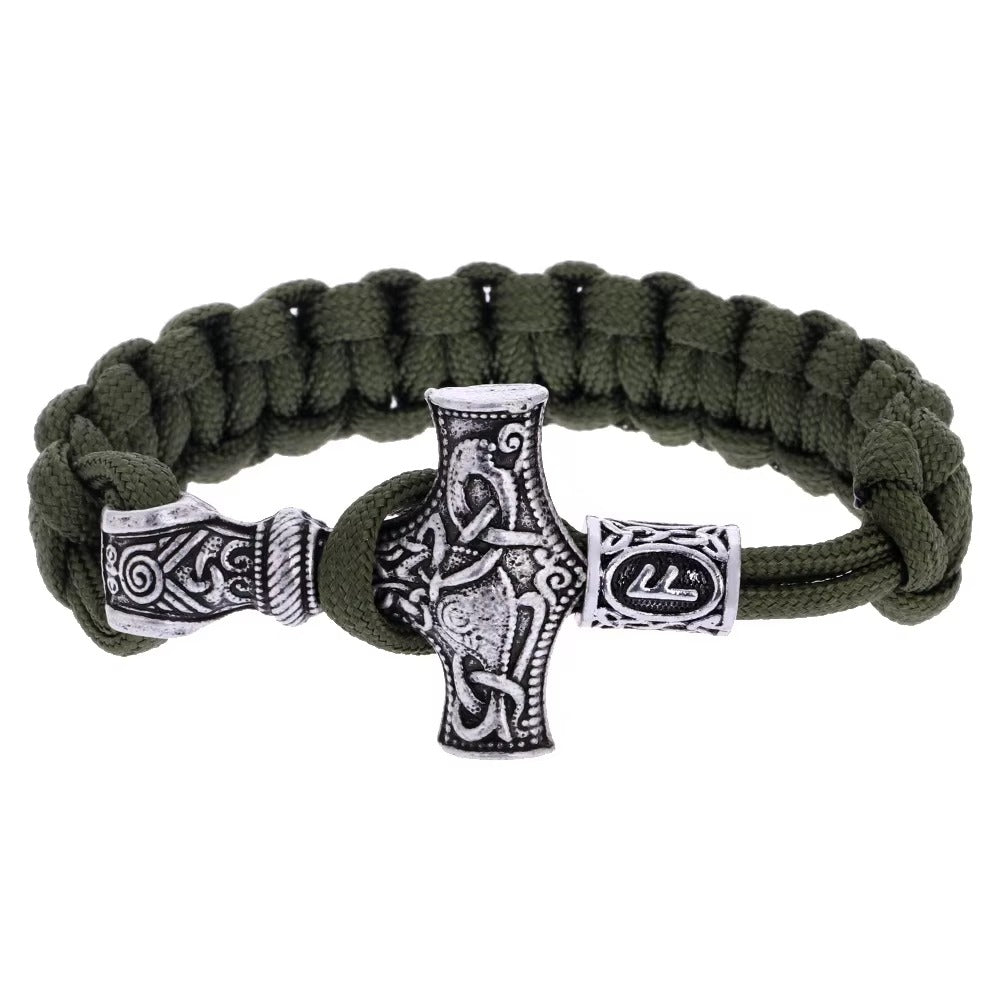 Wholesale Handmade Thor's Hammer Bracelets – Viking Norse Style (Men's Gift)