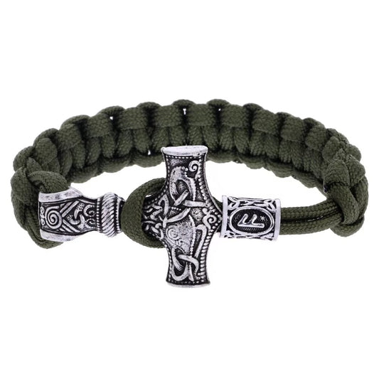 Wholesale Handmade Thor's Hammer Bracelets – Viking Norse Style (Men's Gift)