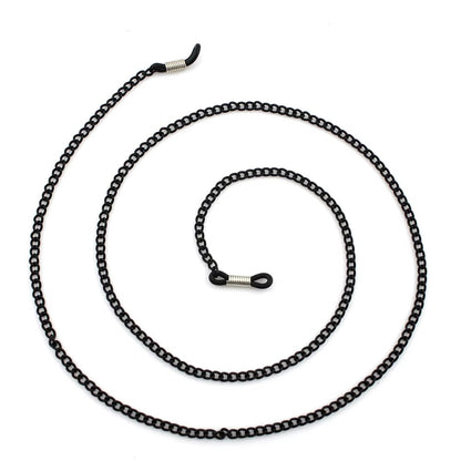 Fashion Women's Eyewear Chains – Black Metal (Sunglasses/Reading Glasses)