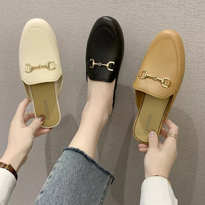 New Women's Summer Footwear – One Line Slippers, Sandals, Beach Loafers (Leisure)