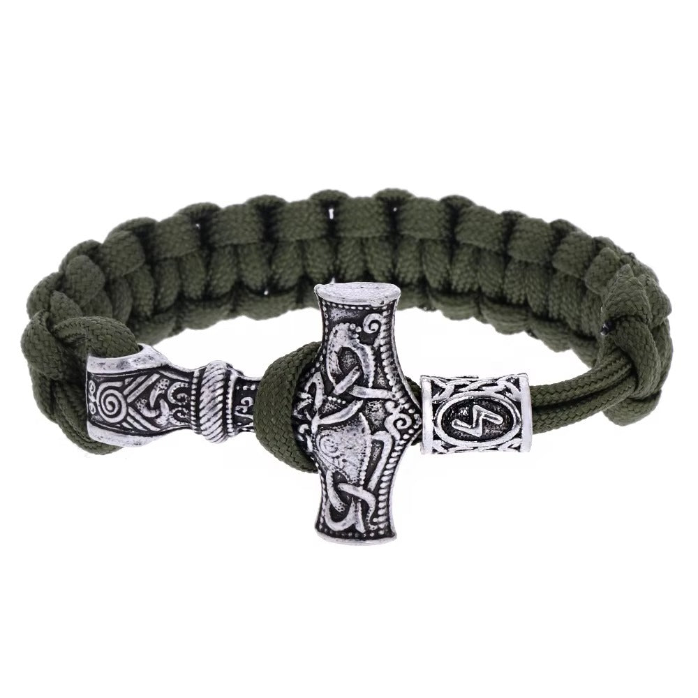 Wholesale Handmade Thor's Hammer Bracelets – Viking Norse Style (Men's Gift)