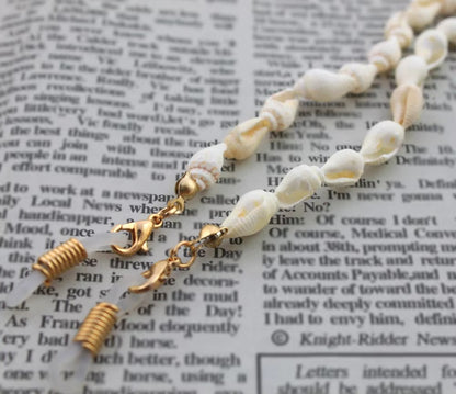 Fashion Women's Shell Eyewear Chains – Necklace Style (for Sunglasses/Reading Glasses)