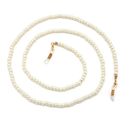 Fashion Women's Eyewear Chains – Pearl, Gold, Metal (Classical)
