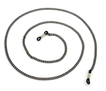 Fashion Women's Eyewear Chains – Black Metal (Sunglasses/Reading Glasses)