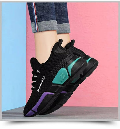 Spring Women's Casual Platform Sneakers – Fashion, Breathable, Mesh (Tennies, Sports)