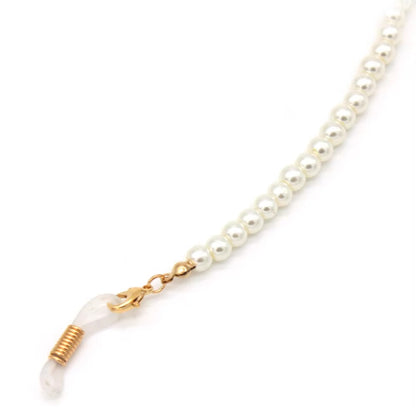 Fashion Women's Eyewear Chains – Pearl, Gold, Metal (Classical)