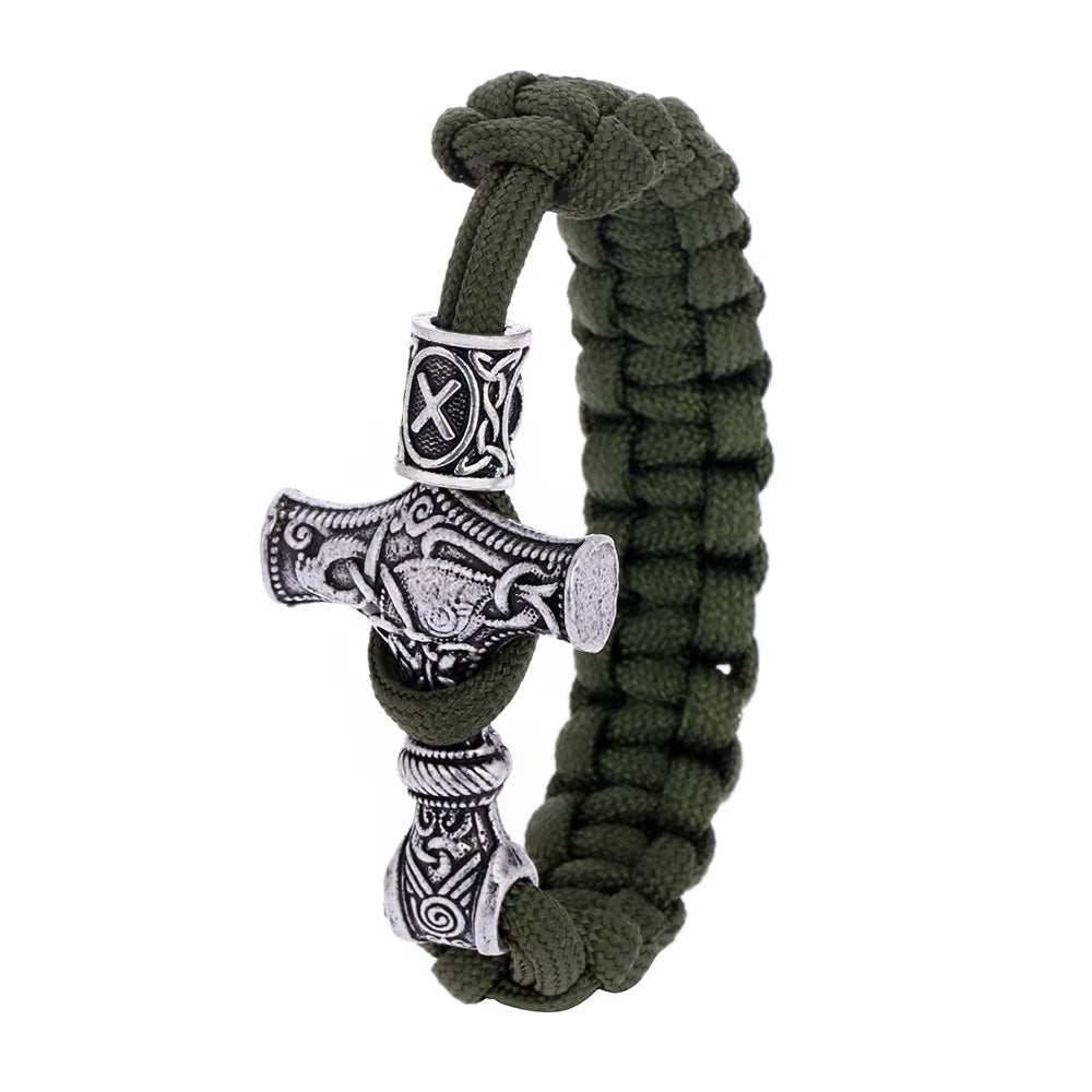 Wholesale Handmade Thor's Hammer Bracelets – Viking Norse Style (Men's Gift)