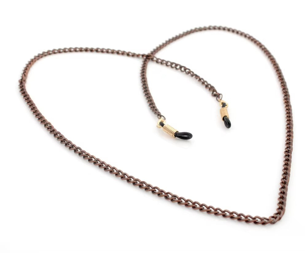 Fashion Women's Eyewear Chains – Black Metal (Sunglasses/Reading Glasses)