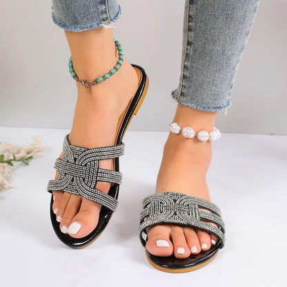 Wholesale Women's Summer Footwear – Crystal Flats, Sandals, Flip Flops