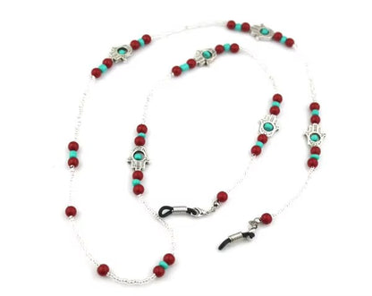 Minimalist Gold Metal Eyeglass Chains – Crystal (Sunglasses/Reading Glasses)