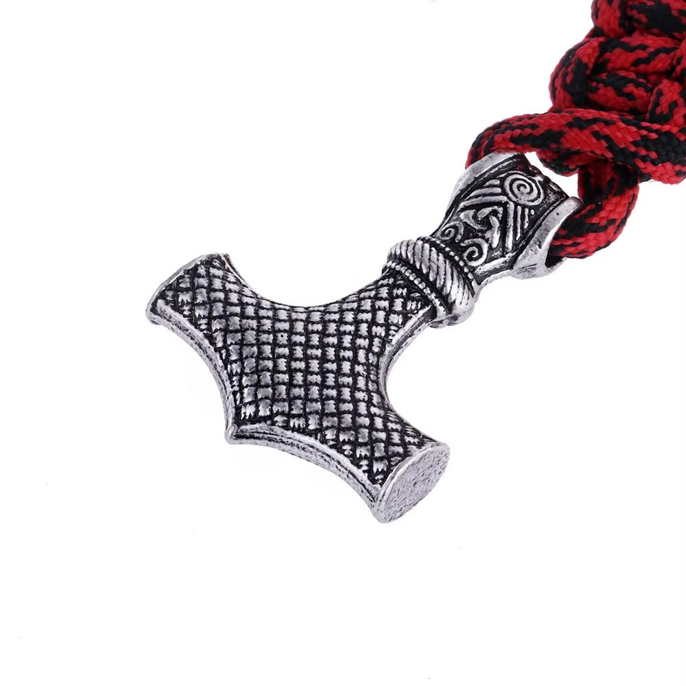 Wholesale Handmade Viking Paracord Bracelets – Thor's Hammer & Tiwaz Rune