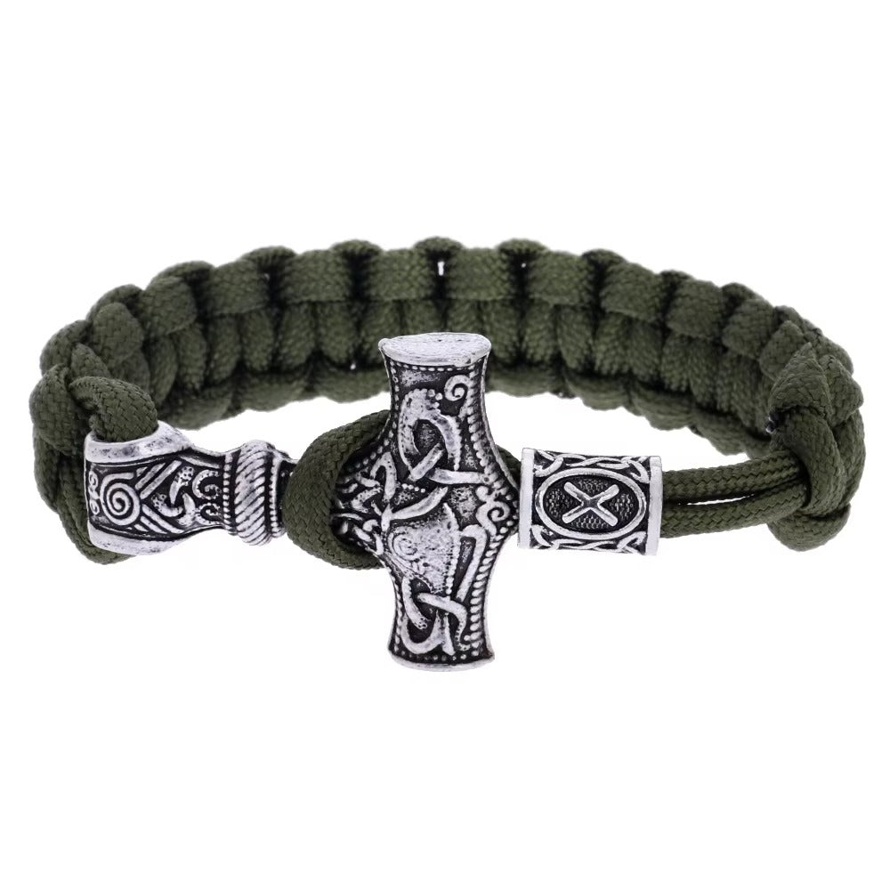 Wholesale Handmade Thor's Hammer Bracelets – Viking Norse Style (Men's Gift)
