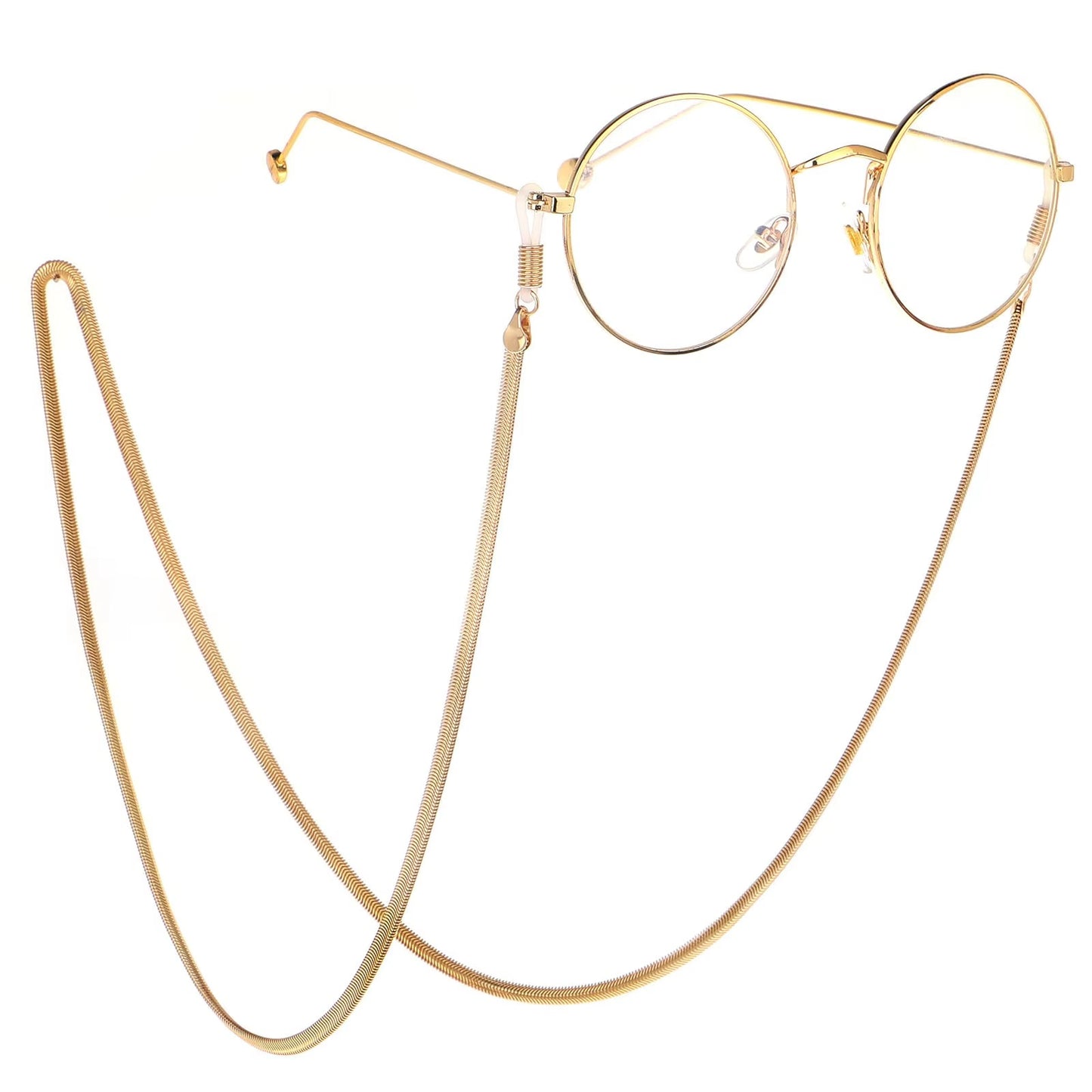 New Gold-Copper Eyeglass Chains – Metal (for Reading Glasses, Sunglasses)