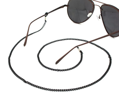 Fashion Women's Eyewear Chains – Black Metal (Sunglasses/Reading Glasses)